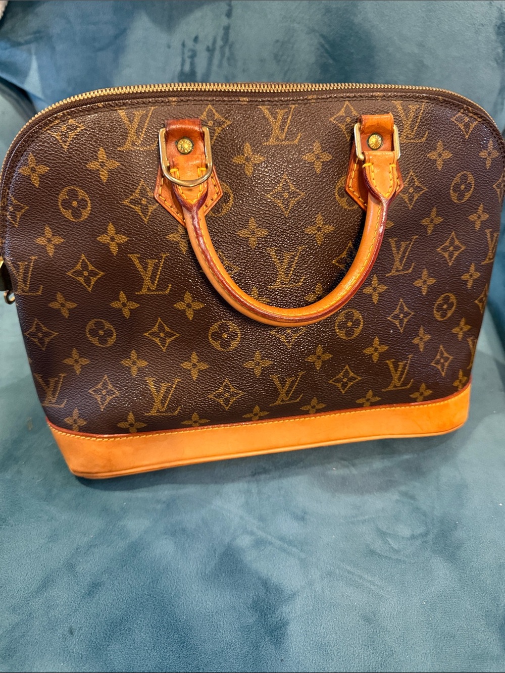 Louis Vuitton Monogram Alma PM in Brown Monogram & Tan Trim